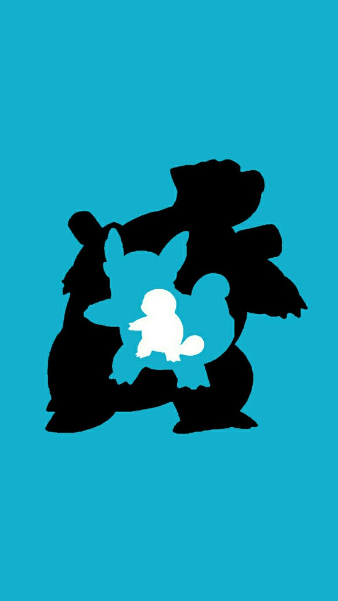 1080x1920 Squirtle Evolution. Wallpaper. Pokemo