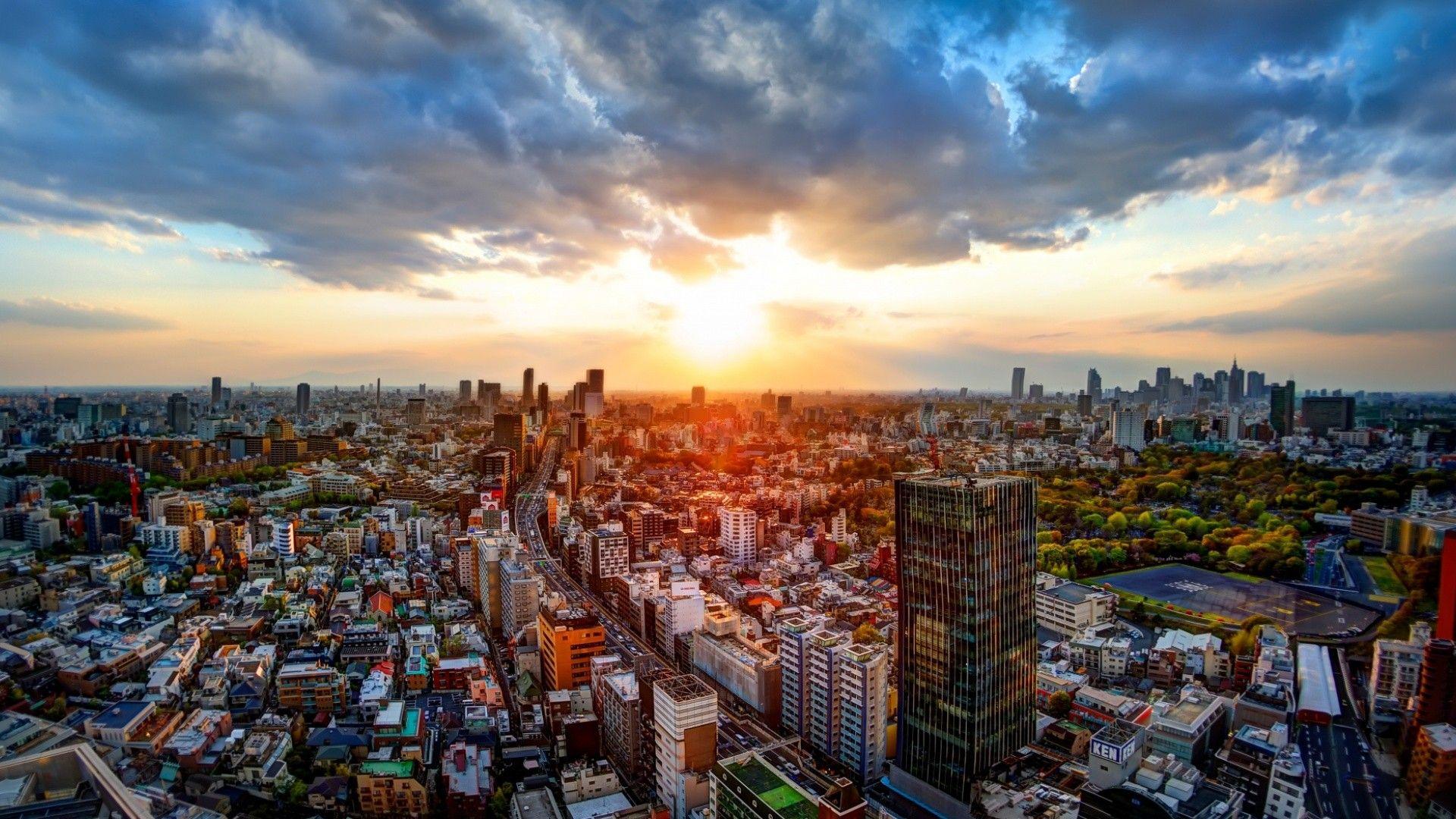 1920x1080 Tokyo, cityscapes, Google, downtown wallpaper
