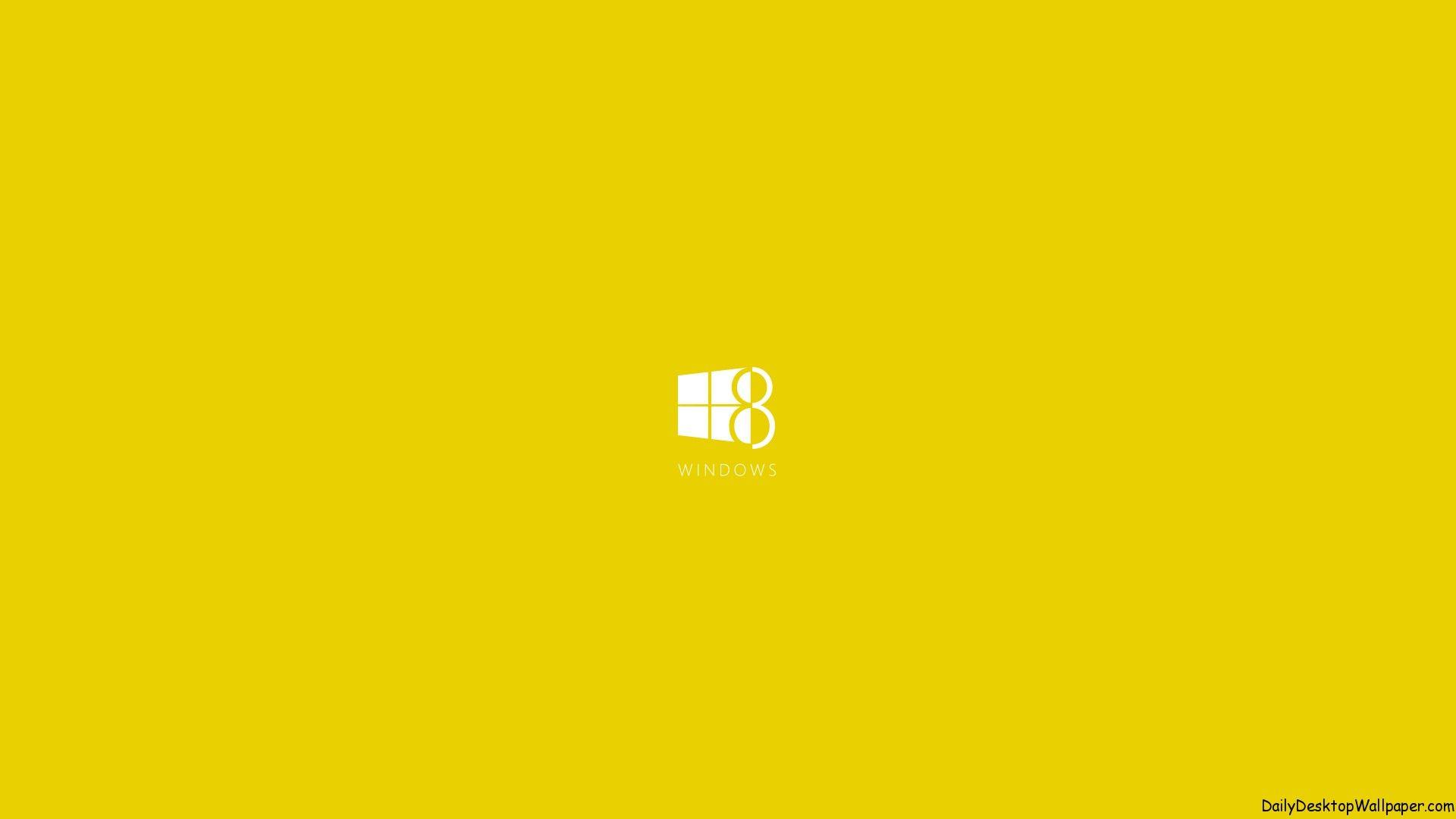1920x1080 Windows 8 Yellow