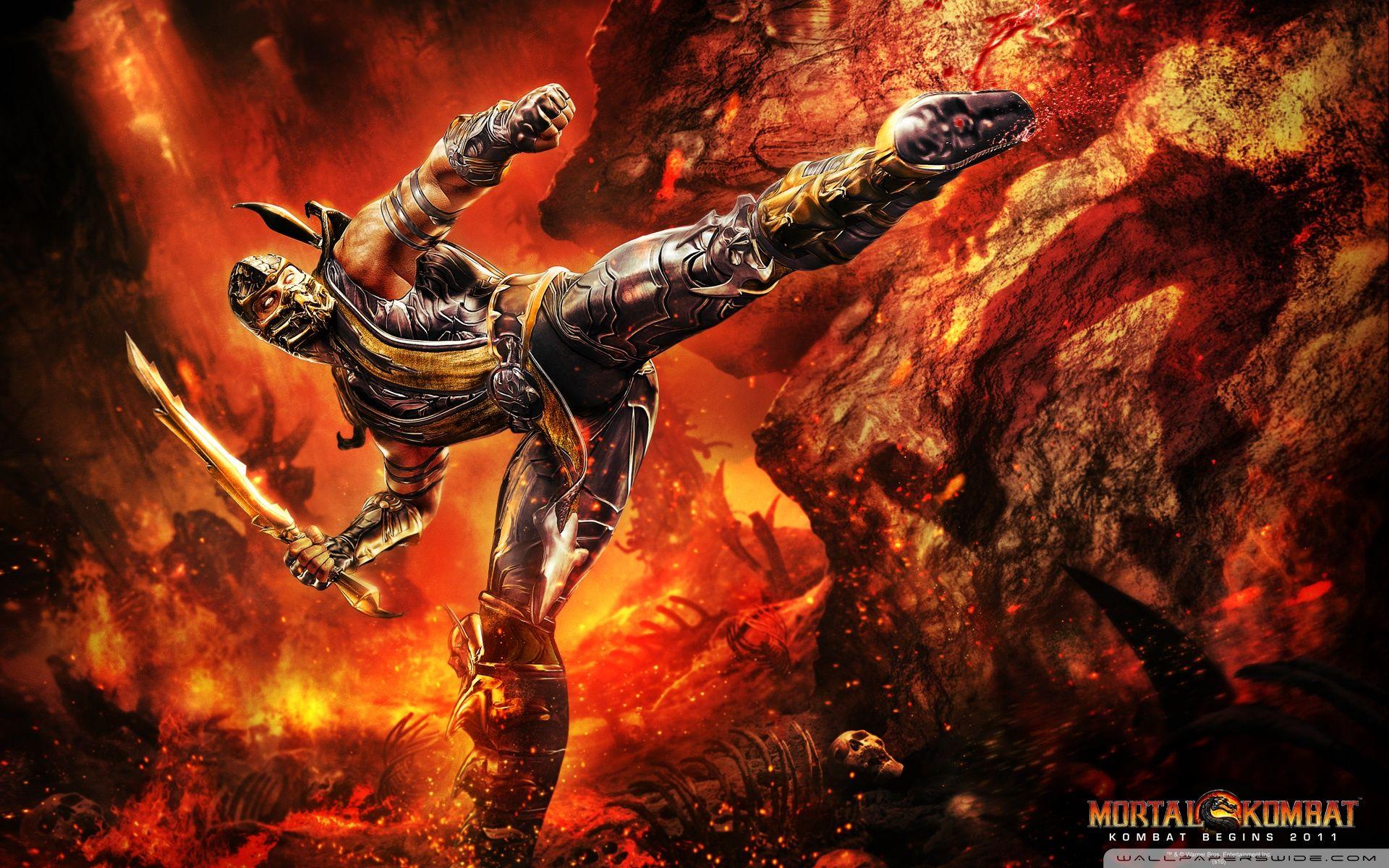 1920x1200 Scorpion Mortal Kombat wallpaperx1200