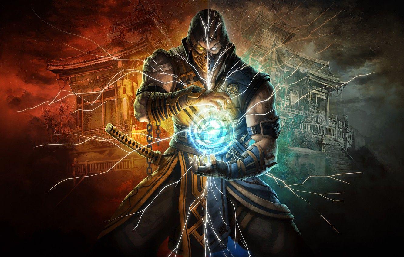 1332x850 Wallpaper Figure, Style, Warrior, Background, Scorpio