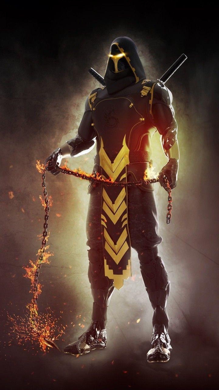 720x1280 Scorpion mortal kombat wallpaper. Scorpion in Mortal Kombat