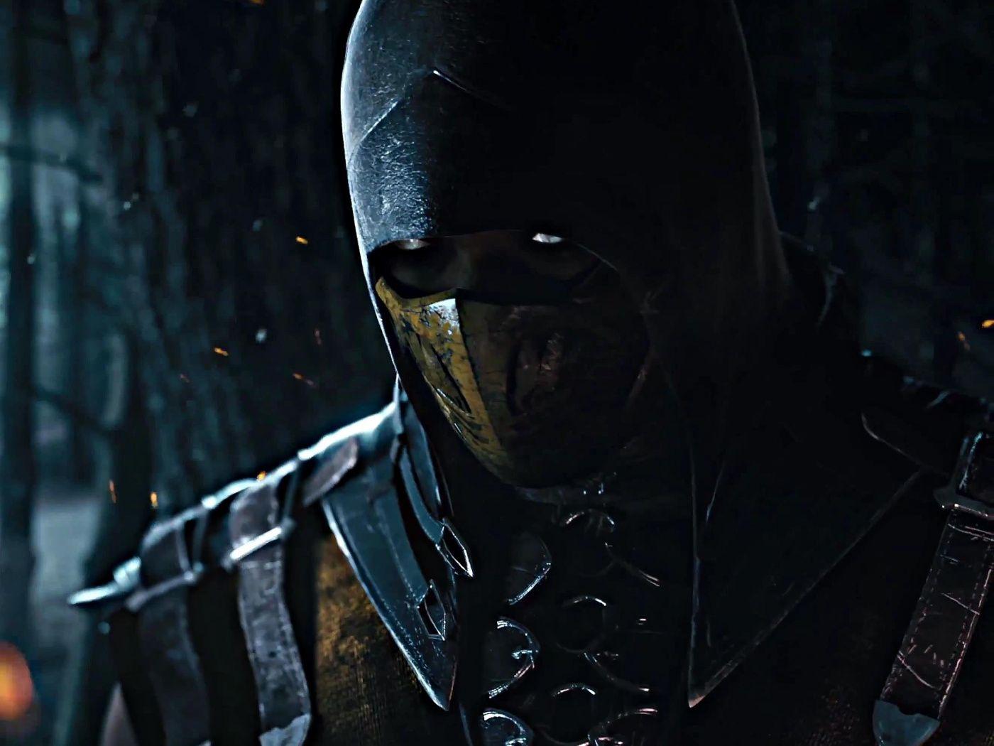 1400x1050 Download 1400x1050 wallpaper dark, warrior, scorpion, mortal