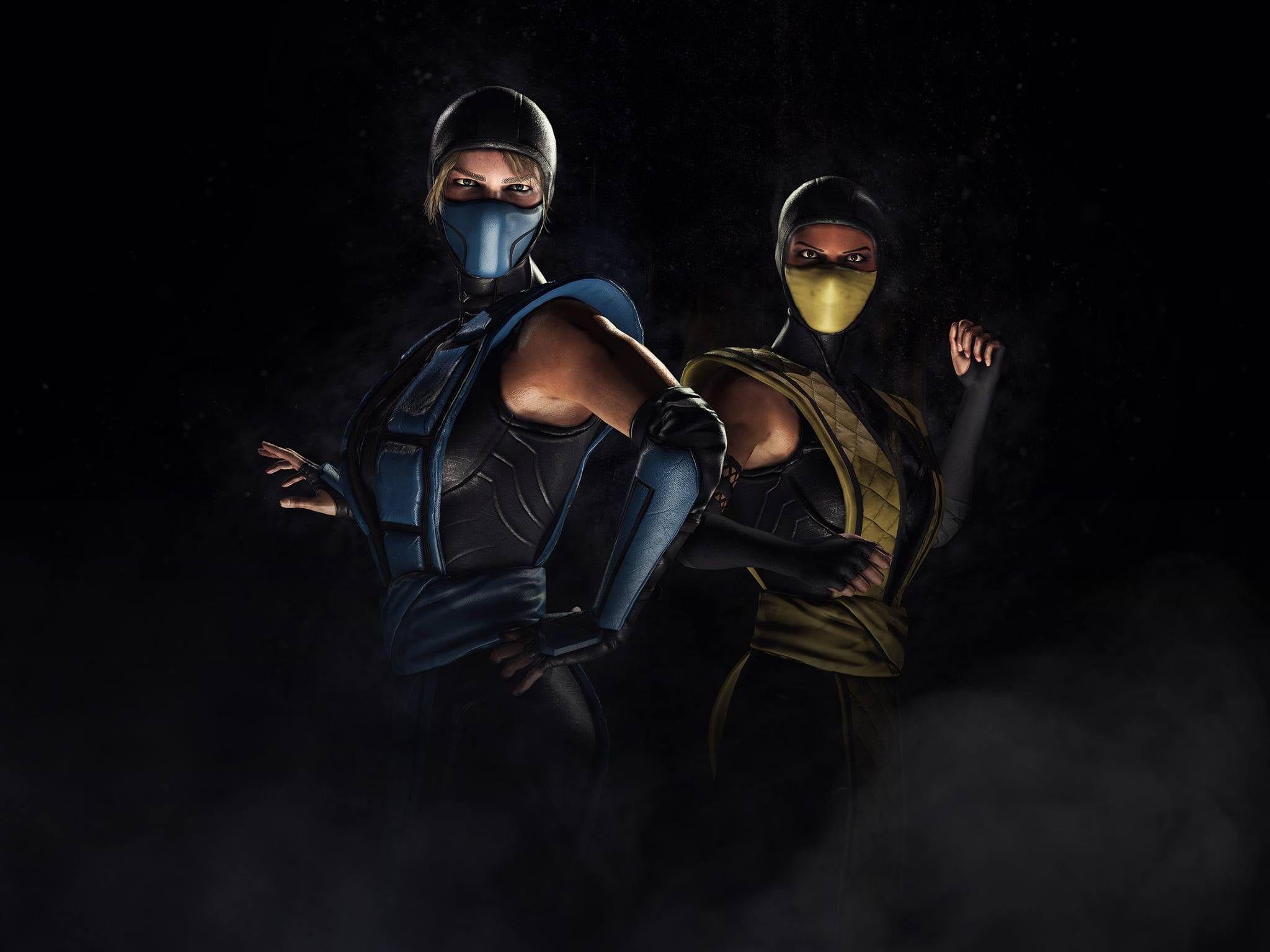 2048x1536 Sub Zero and Scorpion Mortal Kombat display wallpaper HD