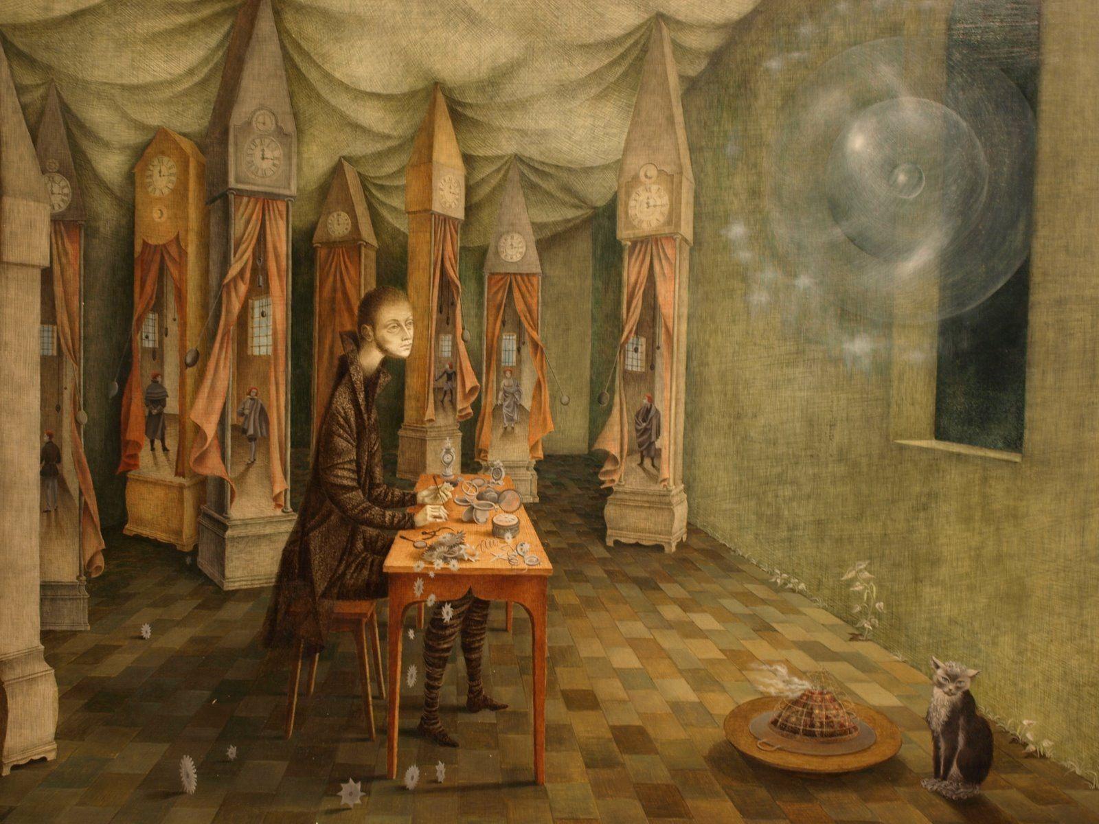 1600x1200 La Revelación o el Relojero, de Remedios Varo. Art