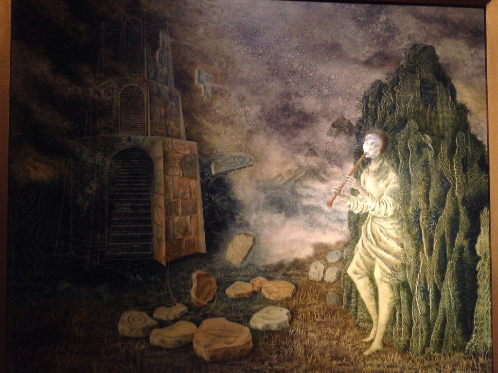 1024x768 Ver El flautista de Remedios Varo en el