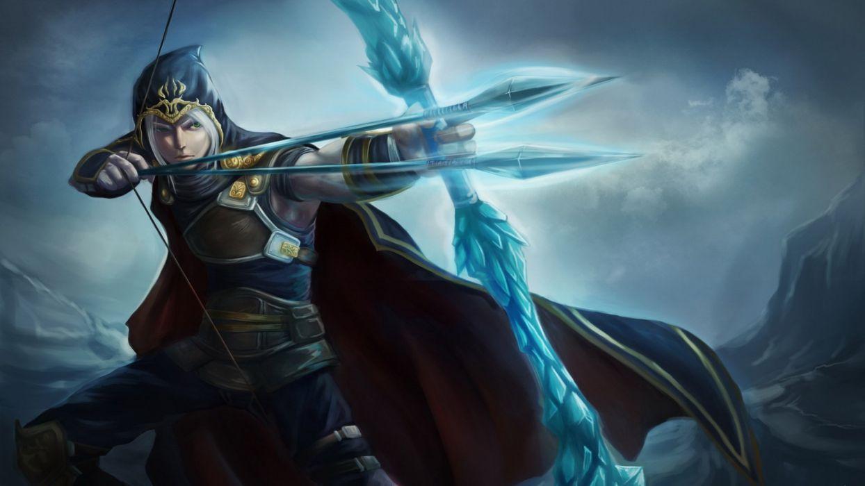 1244x700 LEAGUE OF LEGENDS warrior archer wallpaper
