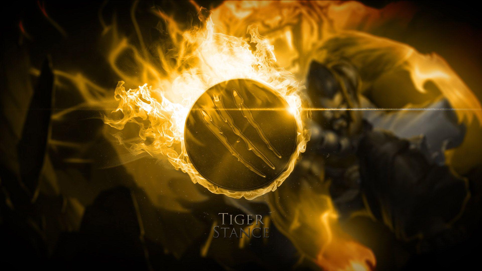 1920x1080 Udyr Tiger Stance Logo LOL Wallpaper free desktop