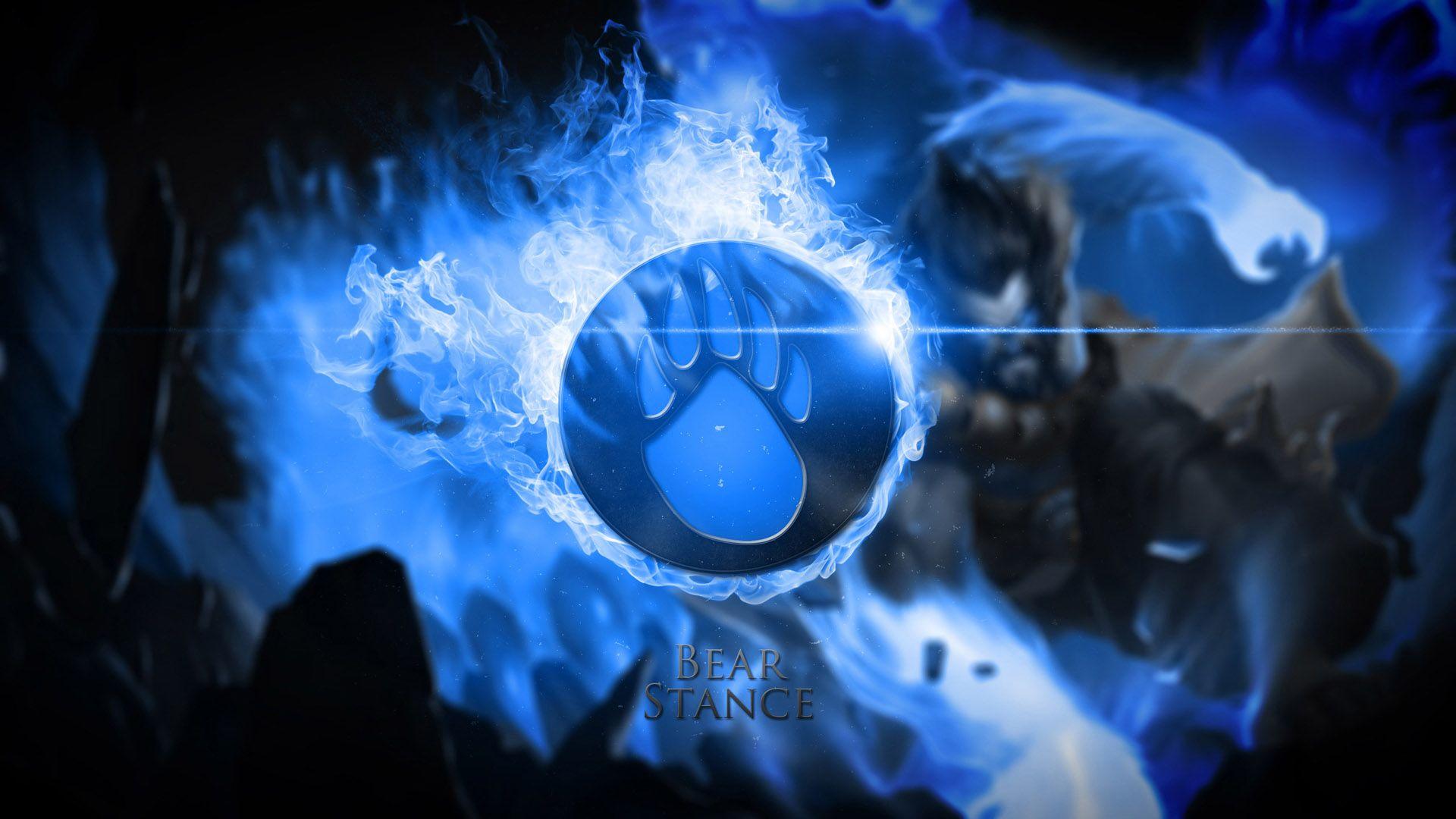 1920x1080 Udyr Bear Stance Logo LOL Wallpaper free desktop background