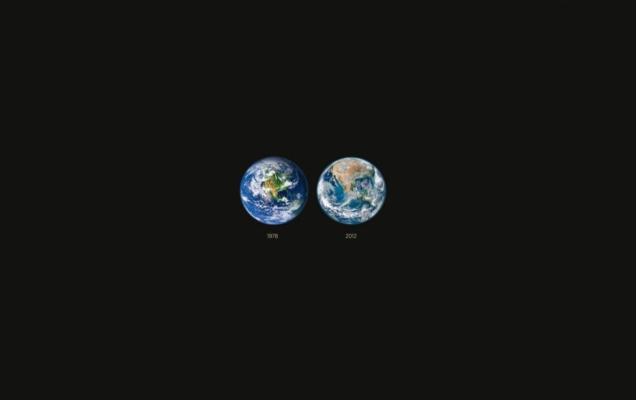 1280x804 Global Warming 1978 vs. 2012 wallpaper. Global Warming