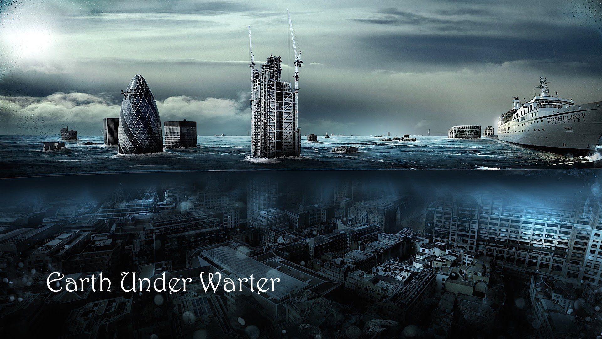 1920x1080 Earth Under Water Global Warming Future Disovery Documentary