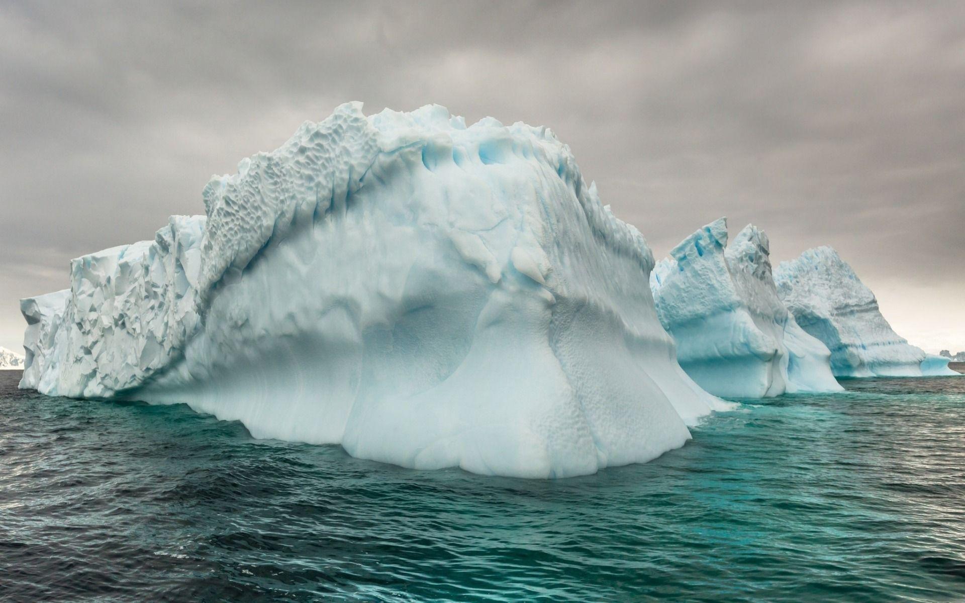1920x1200 Download wallpaper Iceberg, Arctic Ocean, water, ice