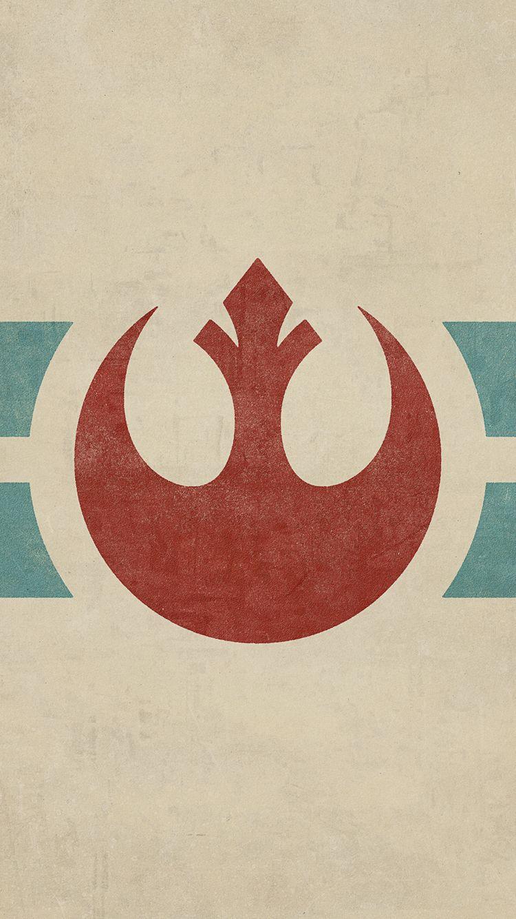 750x1334 Free download Star Wars Rebel Symbol Wallpaper Rebel