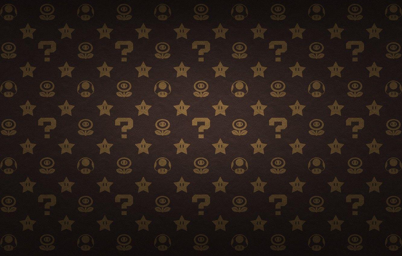 1332x850 Wallpaper flower, star, Mushroom, Mario, Star, Mario