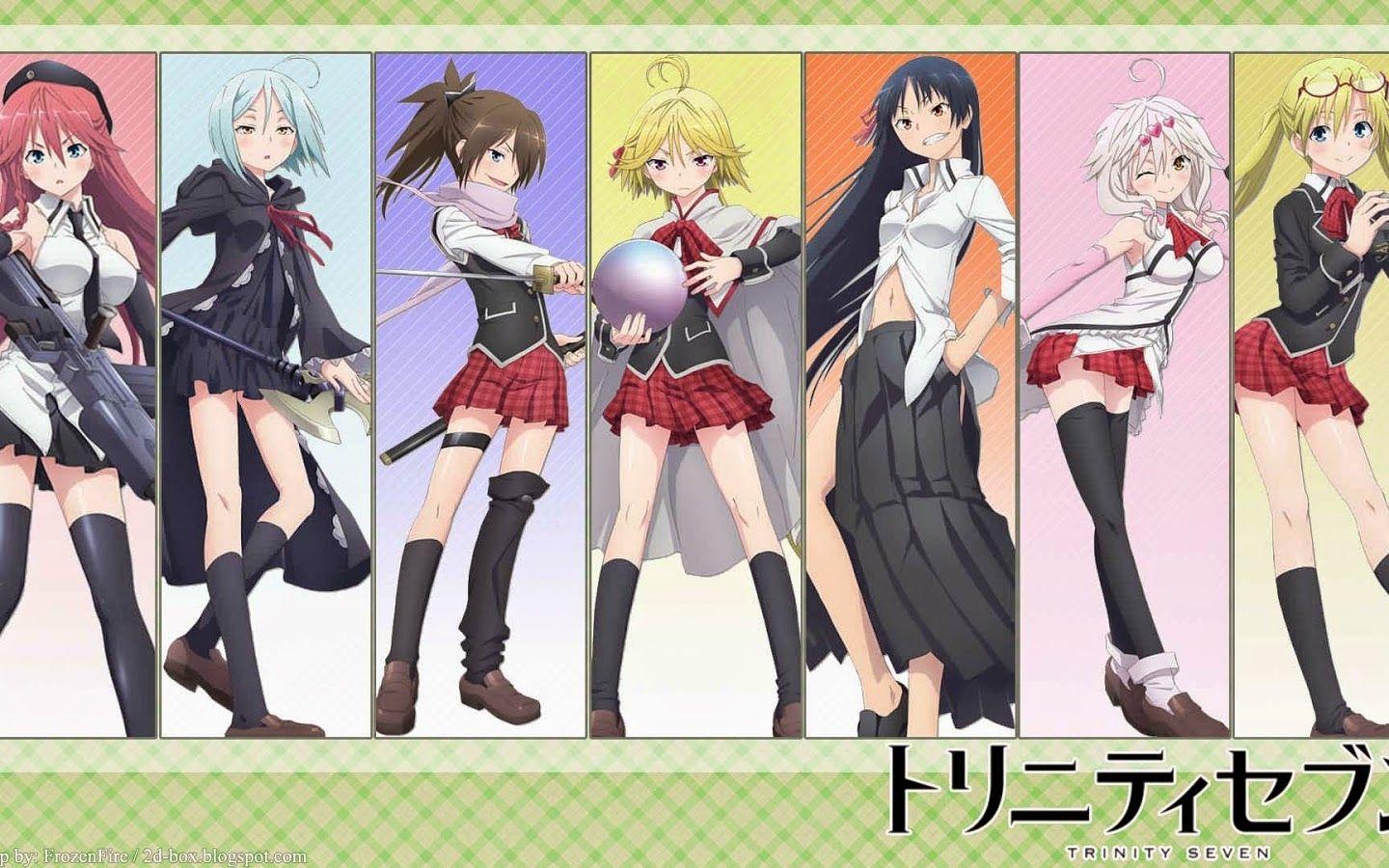 Seven twelve. Trinity Seven обои.