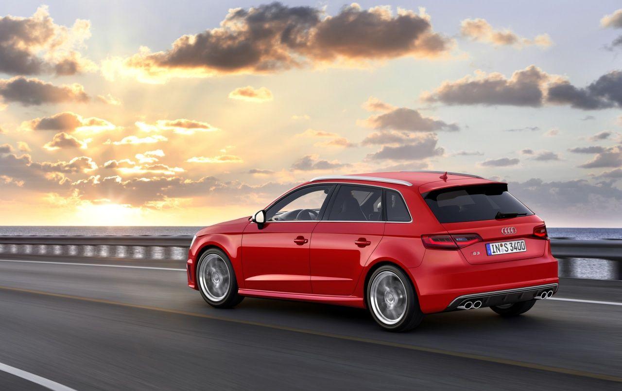 1280x804 Audi S3 Sportback Motion Side Angle wallpaper
