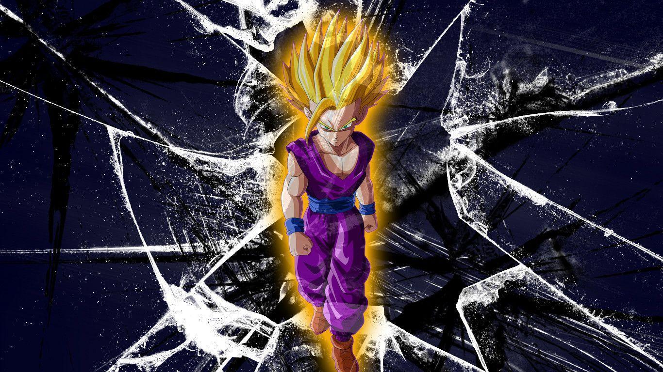 1366x768 Kid Gohan Wallpaper