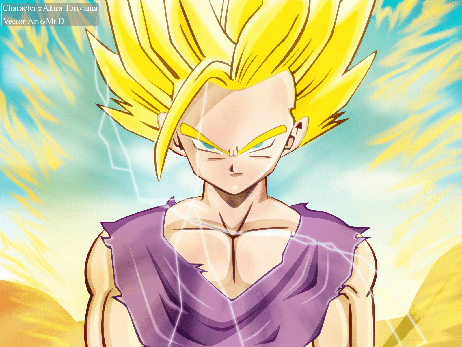 1600x1204 Free download DRAGON BALL Z WALLPAPERS Teen Gohan super