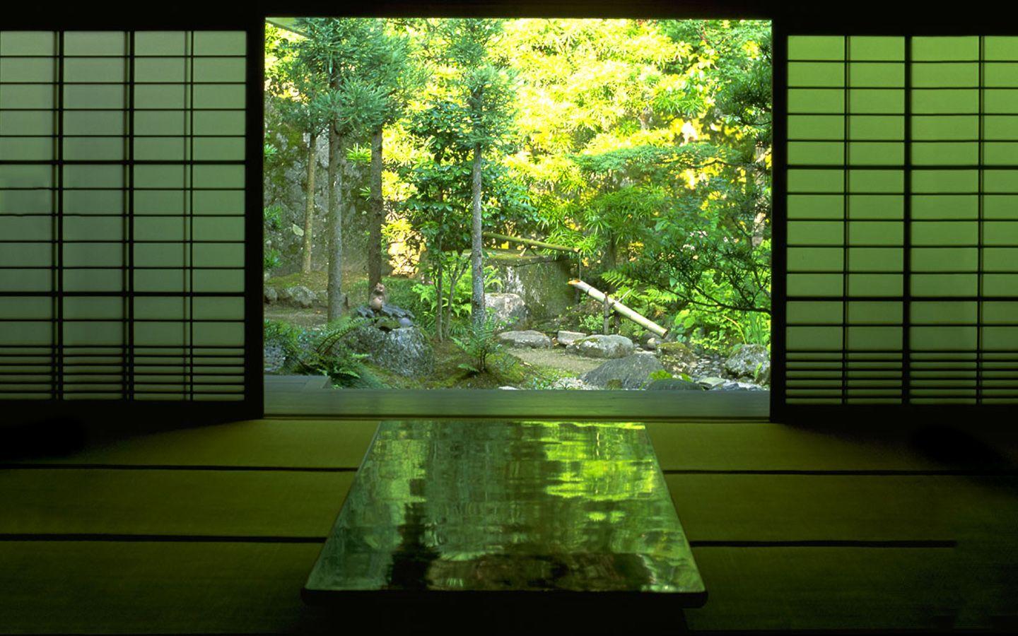 1440x900 Japanese Tea Garden HD Wallpaper