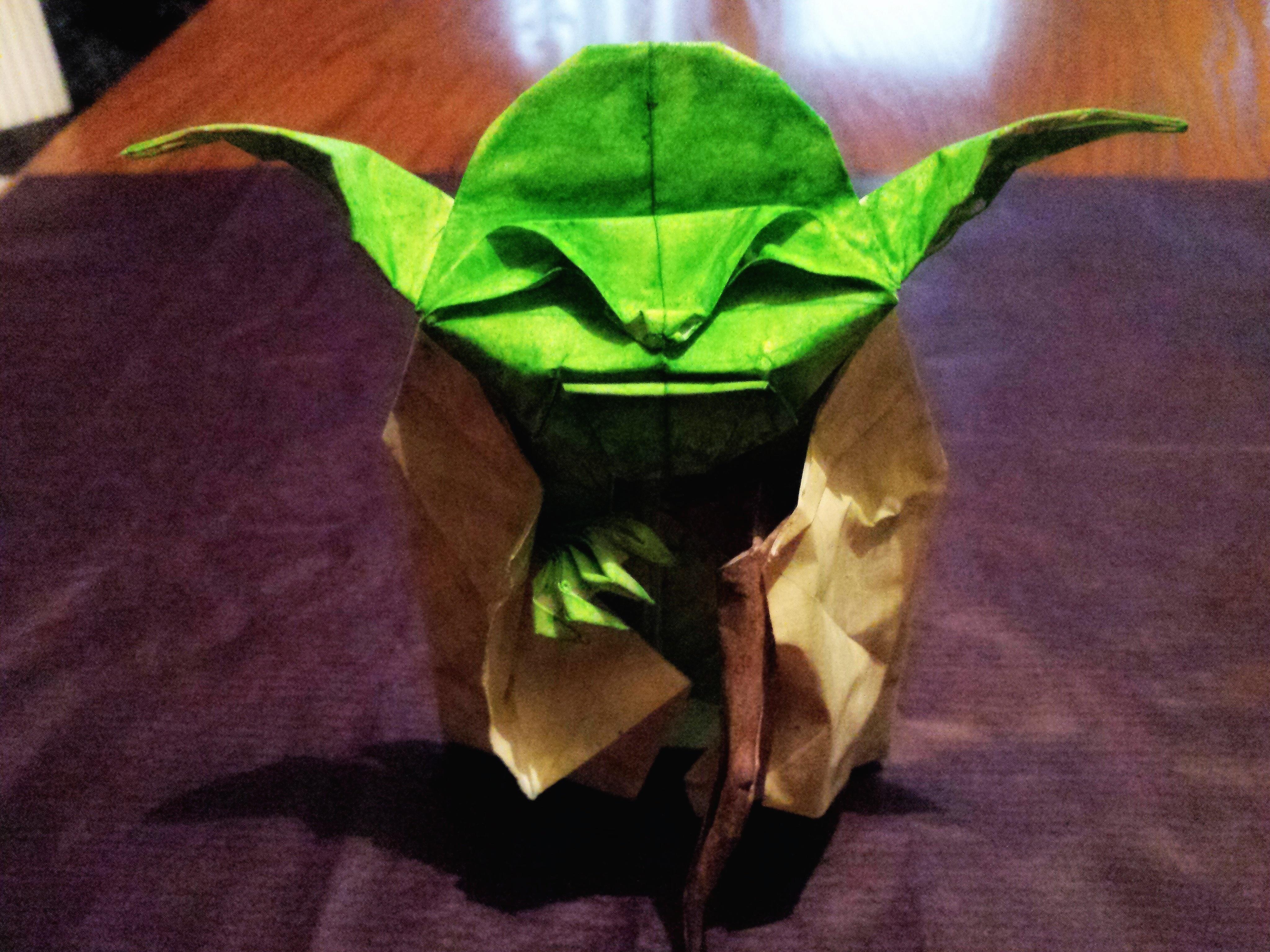 4096x3072 Origami Yoda Wallpaper