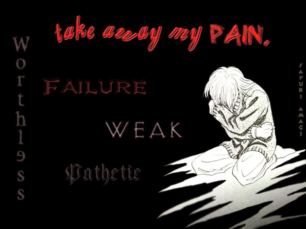 1024x768 Emo Suicide Girl Desktop Wallpaper