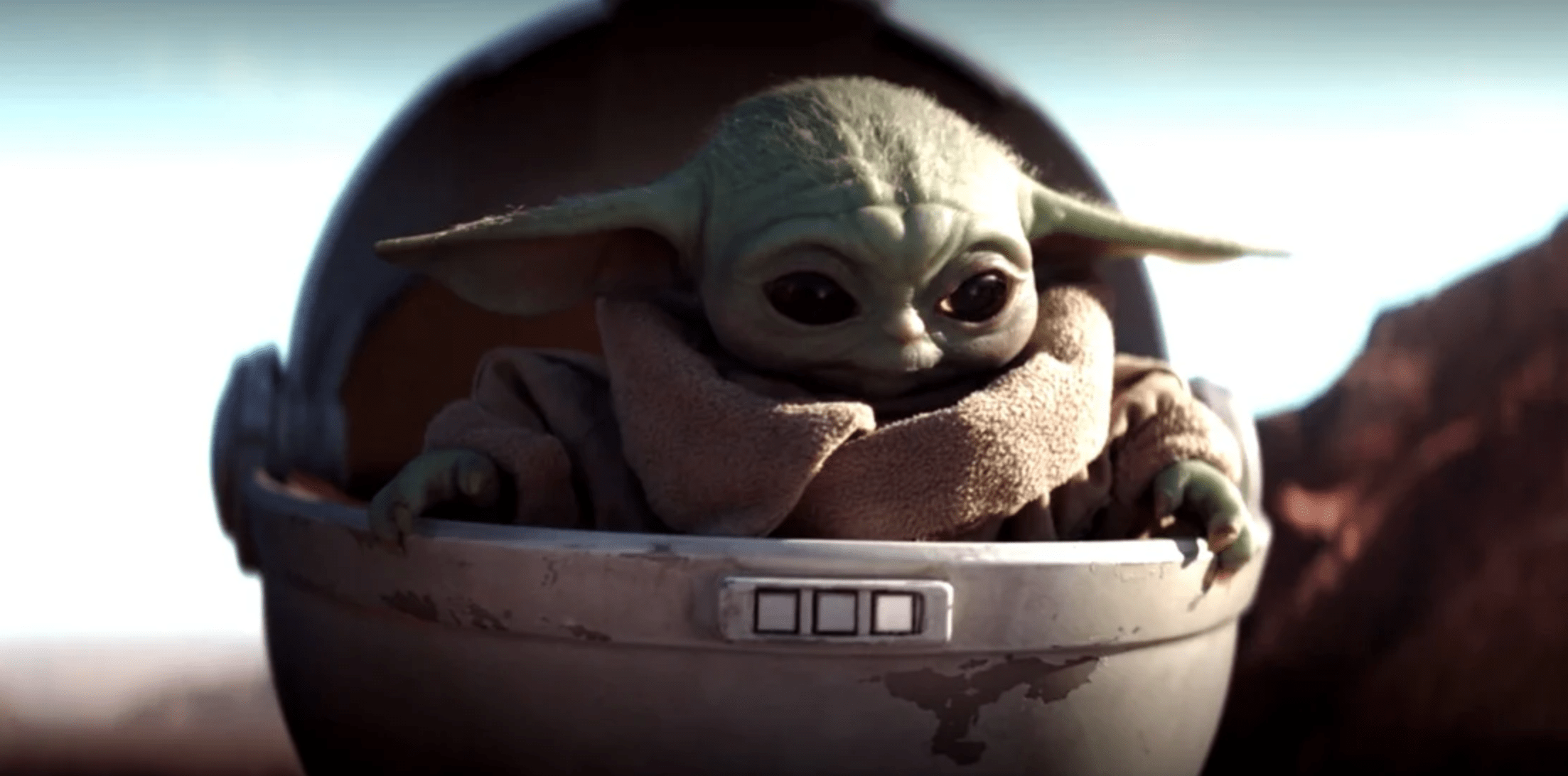 2206x1092 The Mandalorian': Rian Johnson Appears to Confirm Baby Yoda