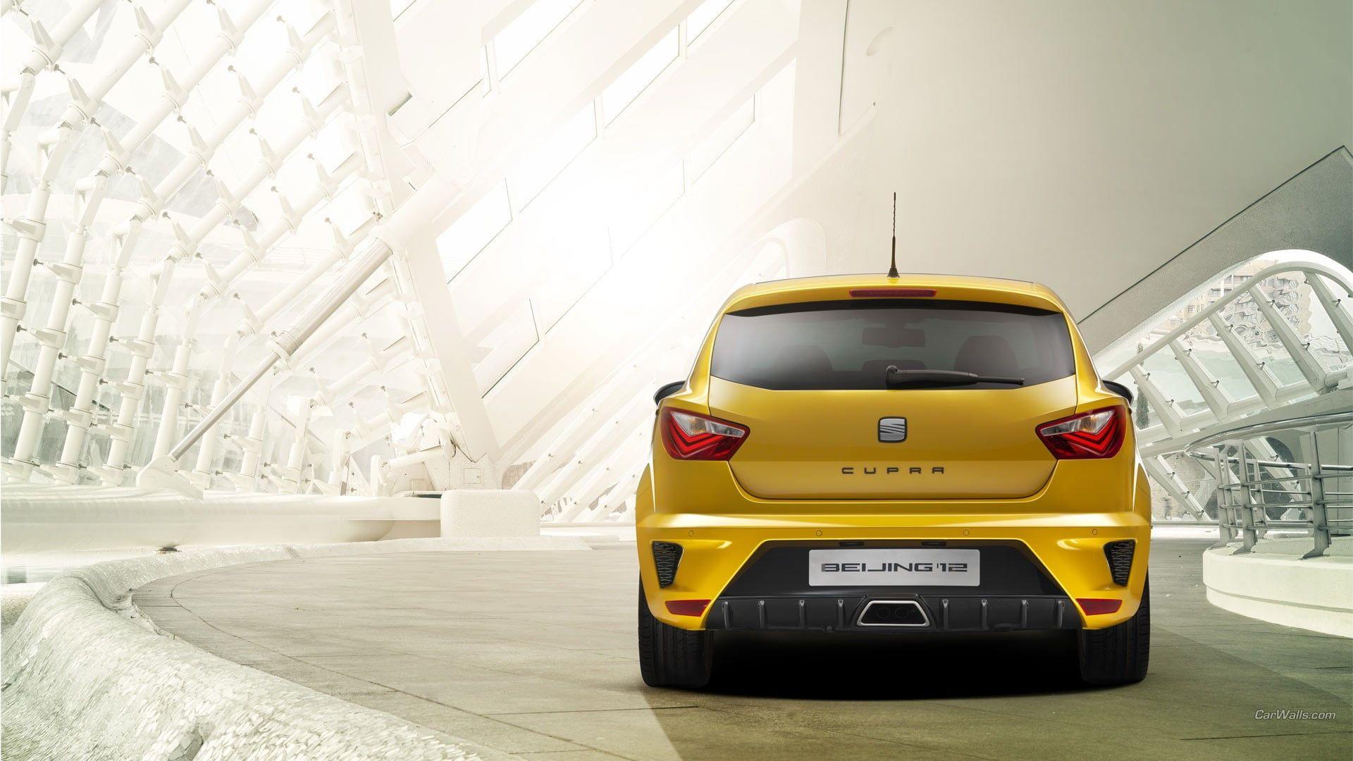 1920x1080 Yellow Renault Megane 2 sedan, Seat Ibiza, car, concept cars
