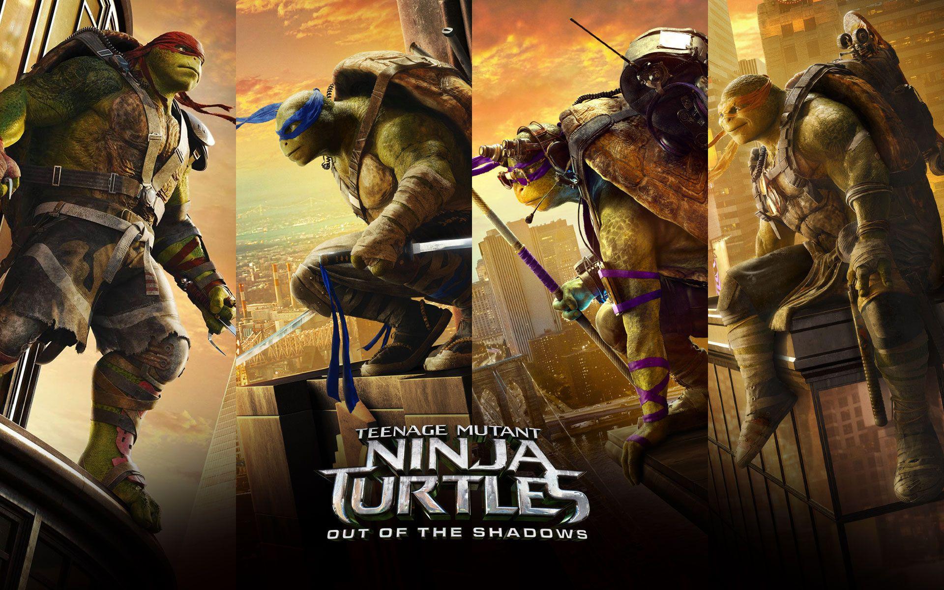 1920x1200 Teenage Mutant Ninja Turtles (TMNT 2) 2016 Out of the Shadows HD