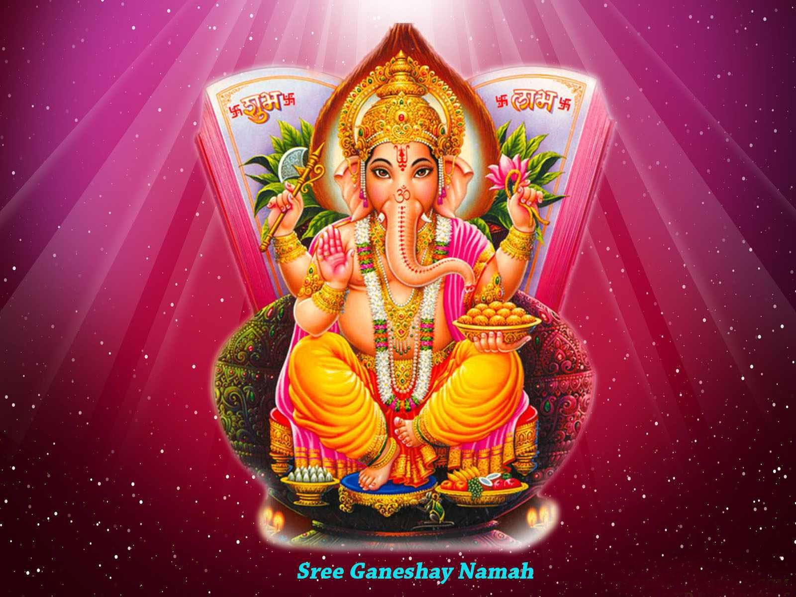 1600x1200 Hình nền Hindu God Ganesh Chaturthi
