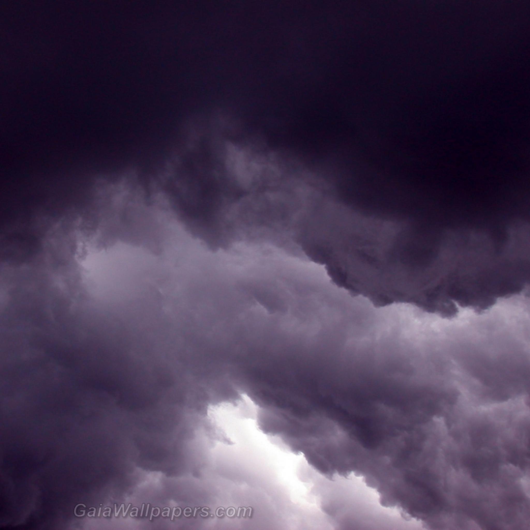 2048x2048 Purple storm clouds wallpaper 2048x2048 Desktop