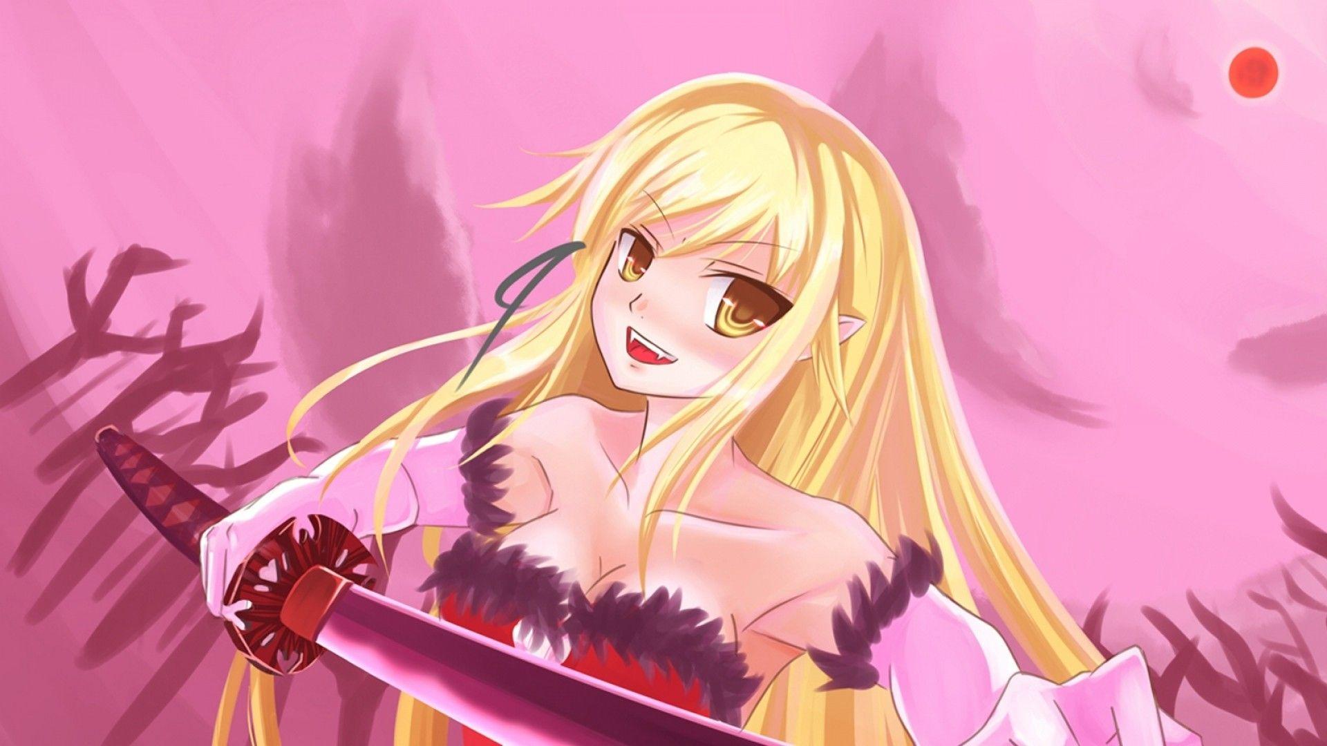 1920x1080 Anime Vampire Girl Wallpaper