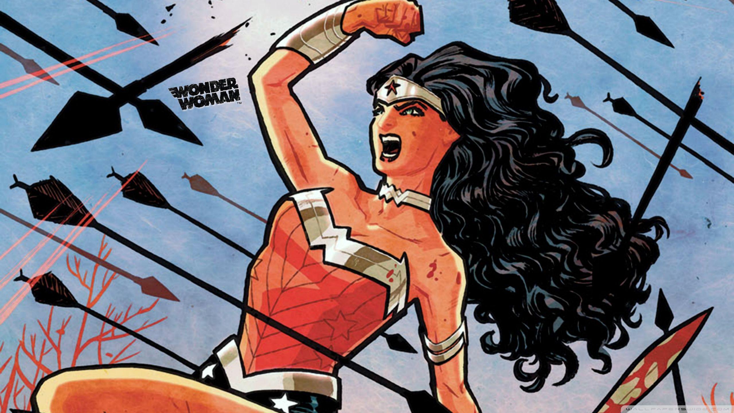 2560x1440 Wonder Woman New 52 Ultra HD Desktop Background Wallpaper for 4K UHD TV