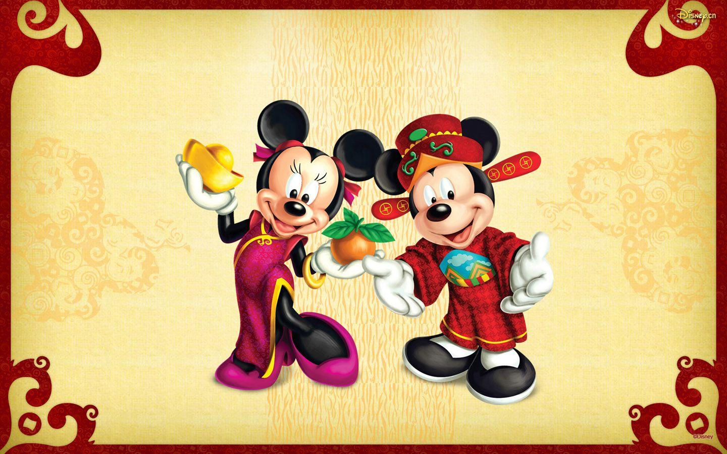 1440x900 Disney Mickey Lucky Fortune Wallpaper - Mickey And Minnie