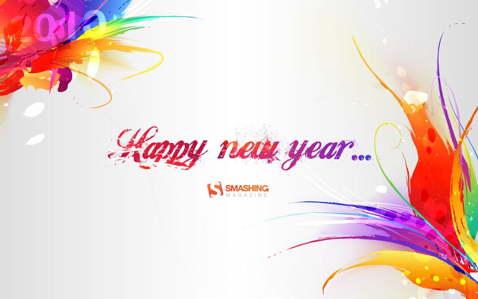 1920x1200 Latest New Year Background, 3D Latest New Year Background