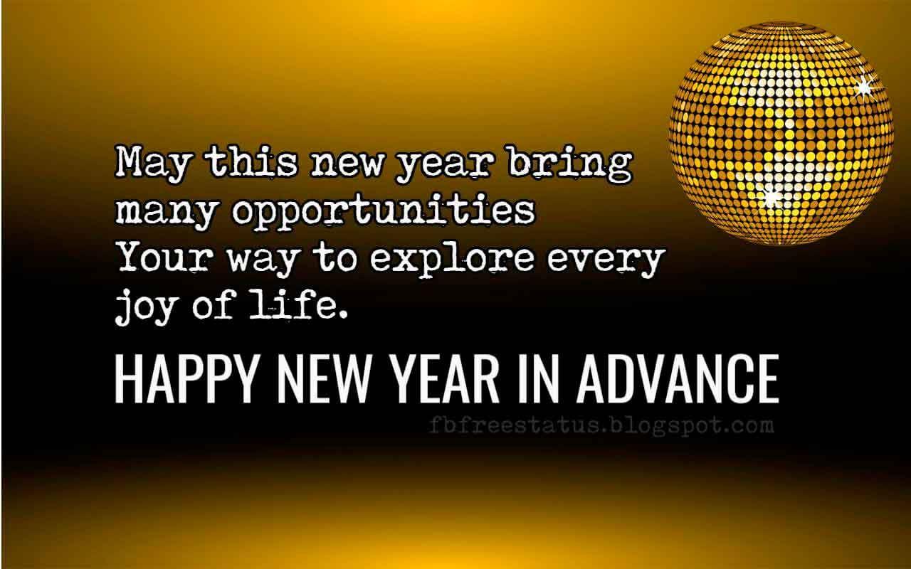 1280x800 Advance Happy New Year Image, Wishes and Quotes