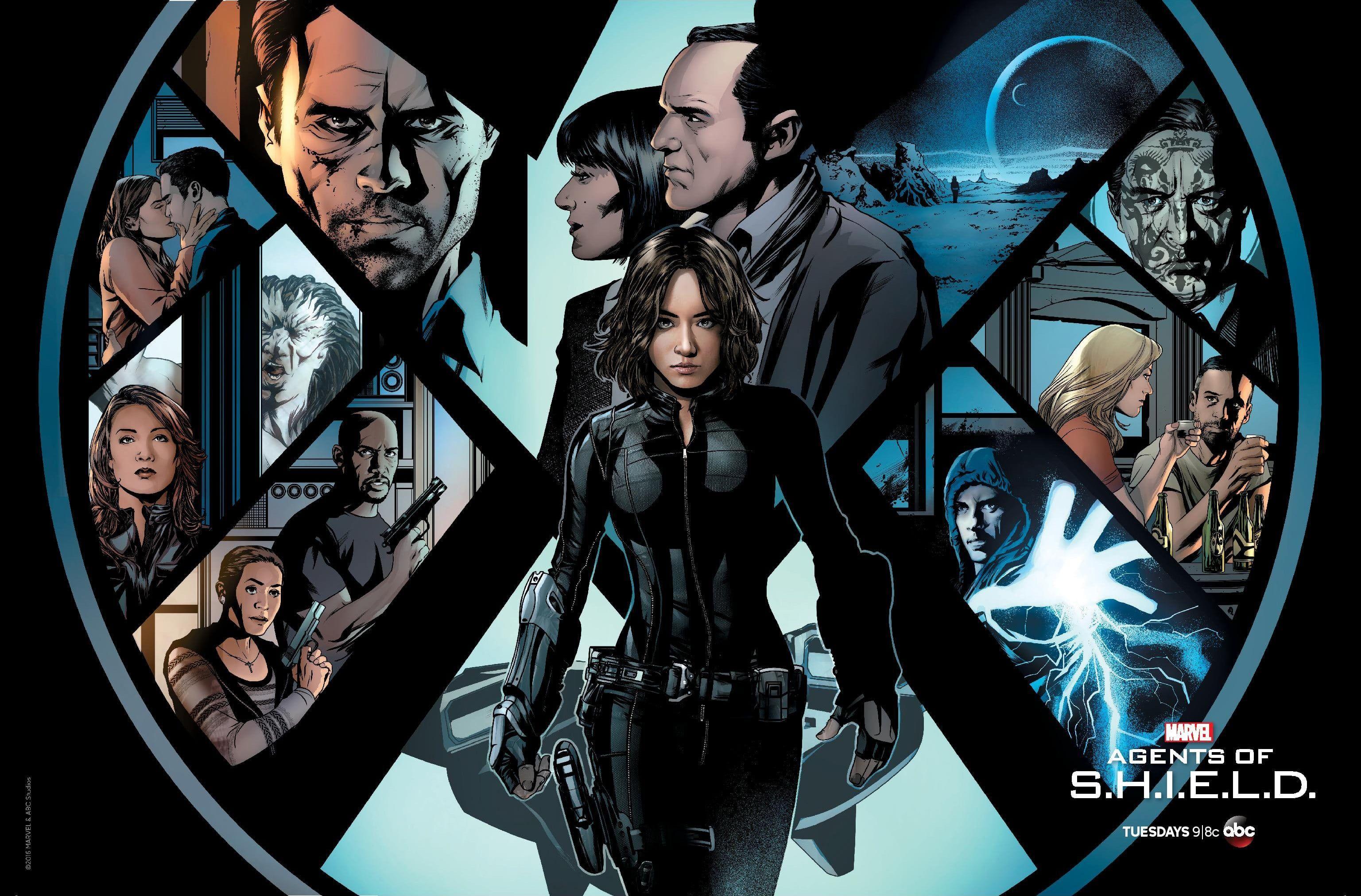 3073x2024 HD wallpaper: Marvel Agents of S.H.I.E.LD. wallpaper, Agents