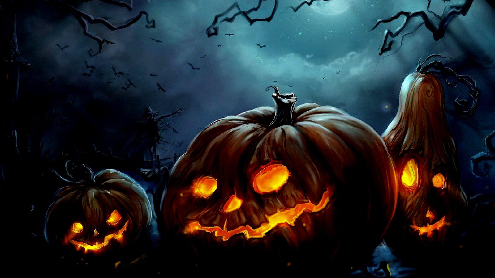 1600x900 Pumpkin Halloween Wallpaper Pc HD Wallpaper