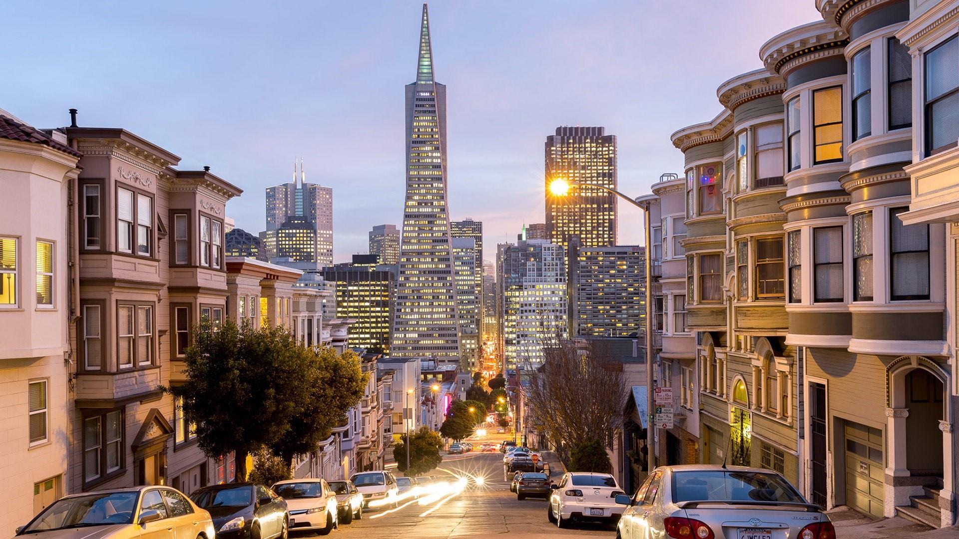 Hình nền 1920x1080 Transamerica Pyramid (San Francisco).  Wallpaper Studio 10
