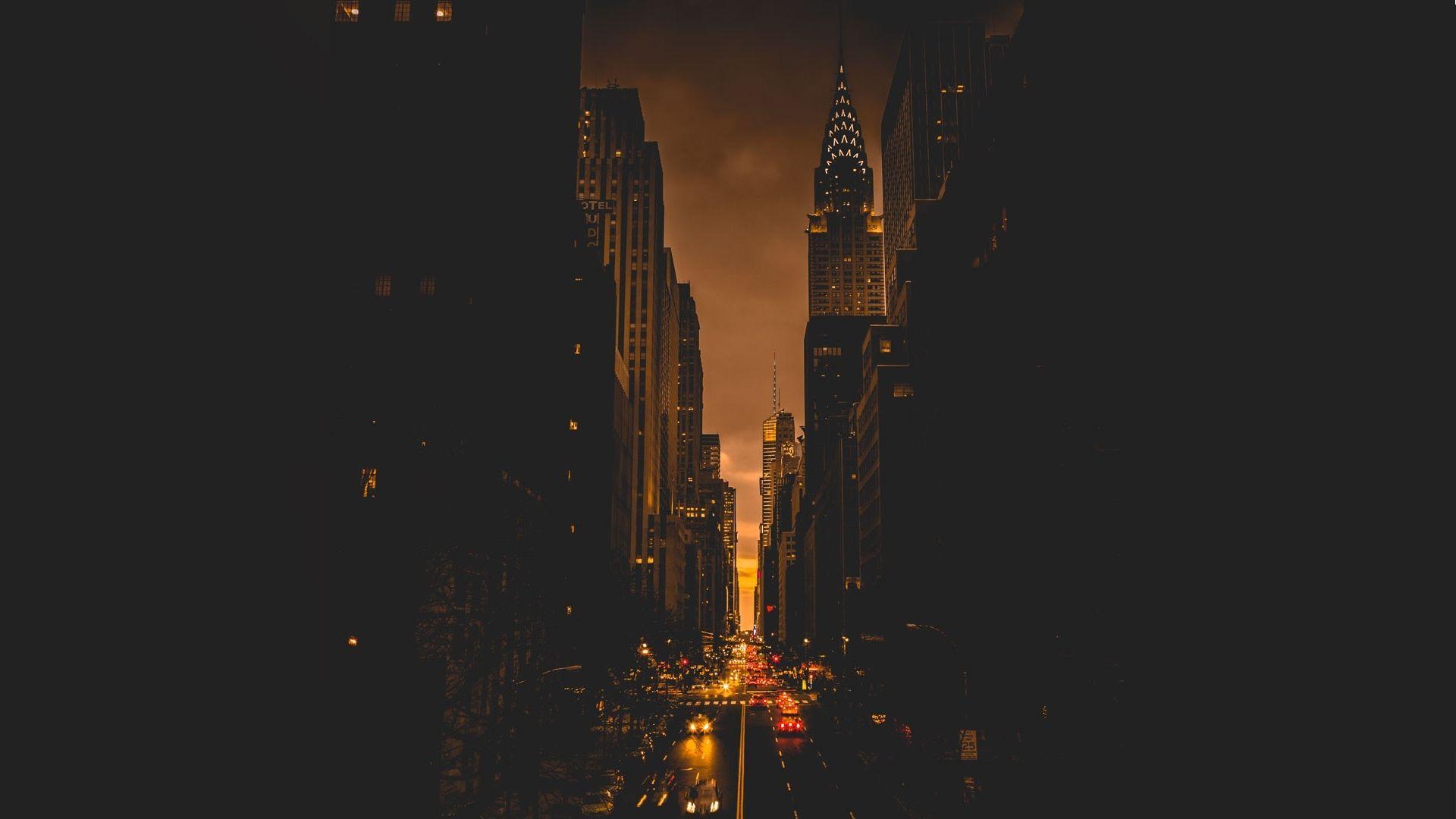 1920x1080 New York City Evening, HD World, 4k Wallpaper, Image