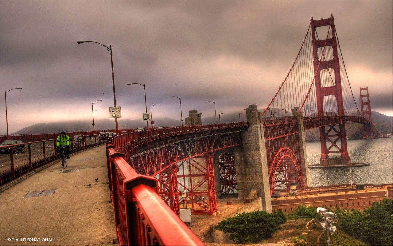 Hình nền cầu biển 1280x800 Cầu cổng vàng san francisco