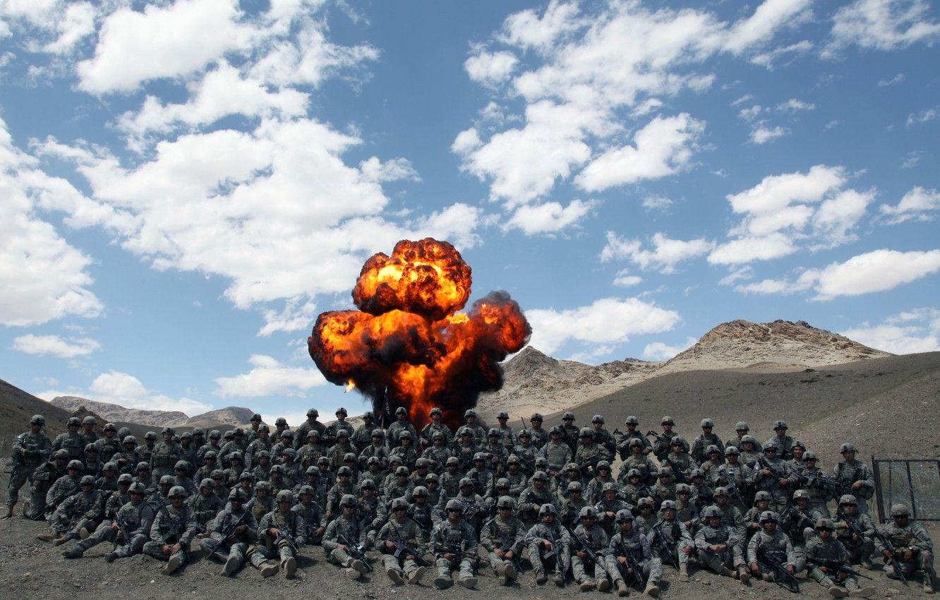 1332x850 Wallpaper the explosion, military, men, army, Afghanistan, marines, afghanistan image for desktop, section оружие