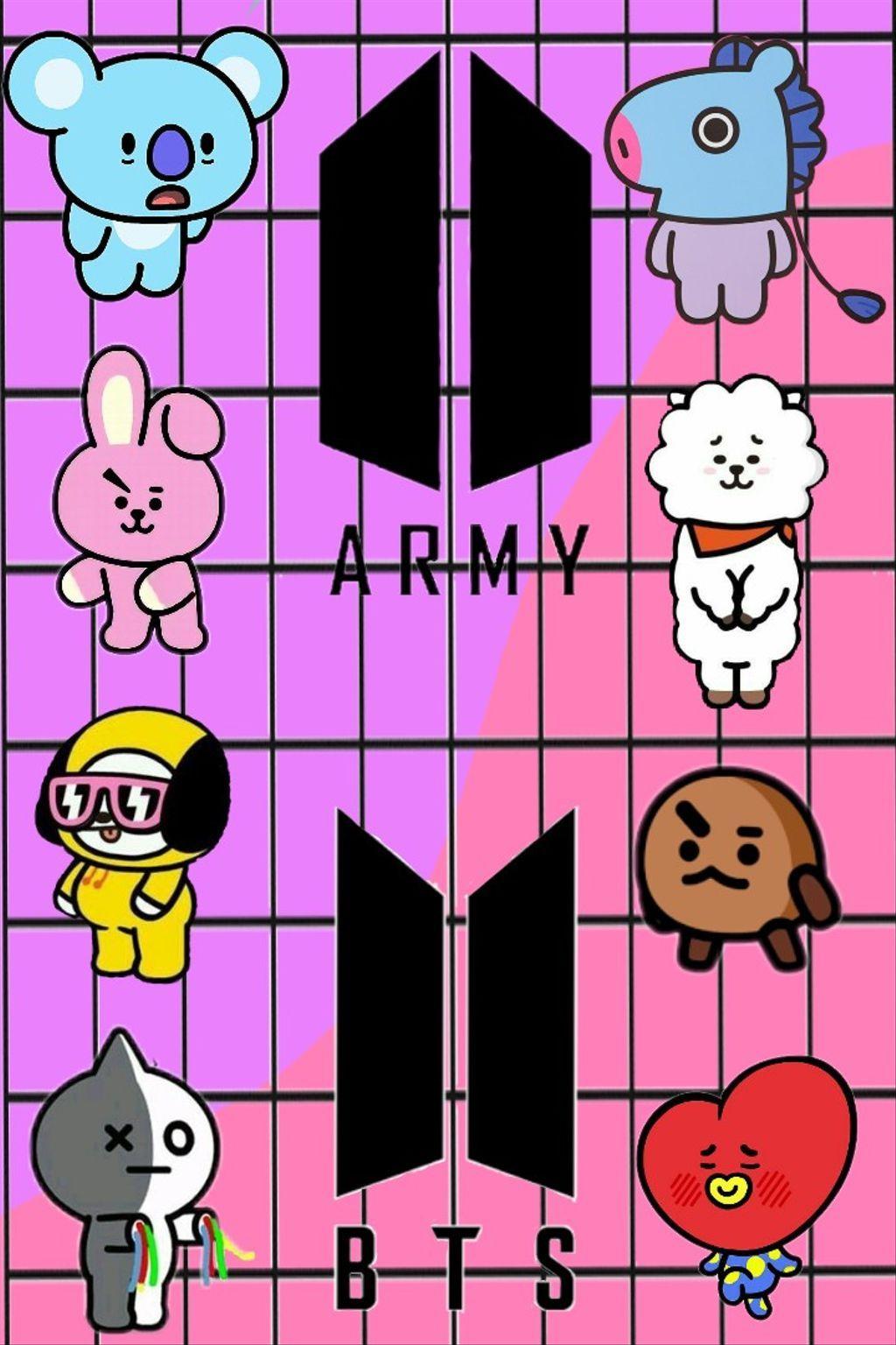 1024x1536 Shooky BT21 hình nền