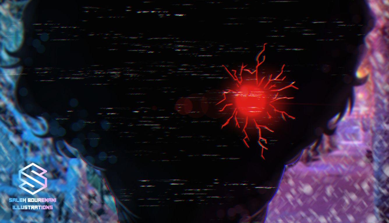 1336x768 Tokyo Ghoul Artistic Retro Wave HD Laptop Wallpaper