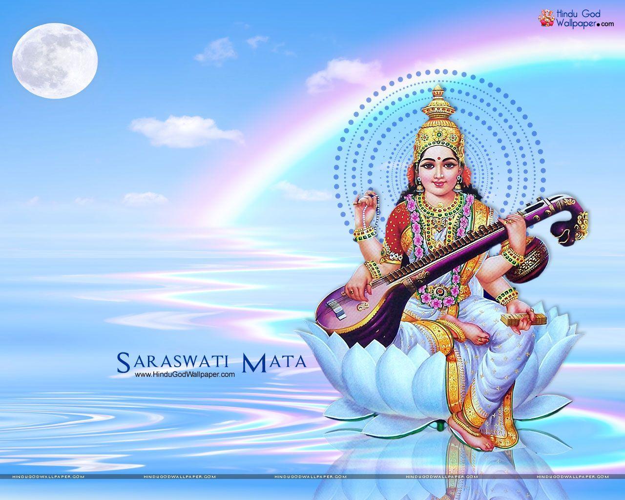 Saraswati Mata Wallpapers - Top Free Saraswati Mata Backgrounds