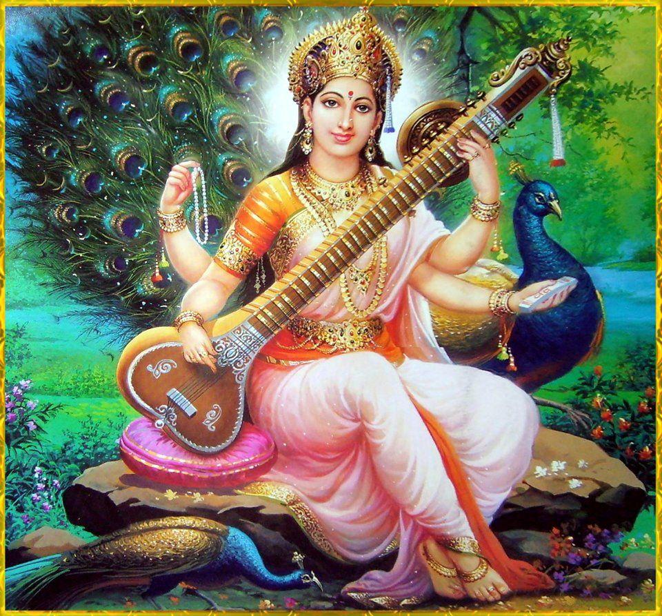 Saraswati Wallpapers - Top Free Saraswati Backgrounds - WallpaperAccess