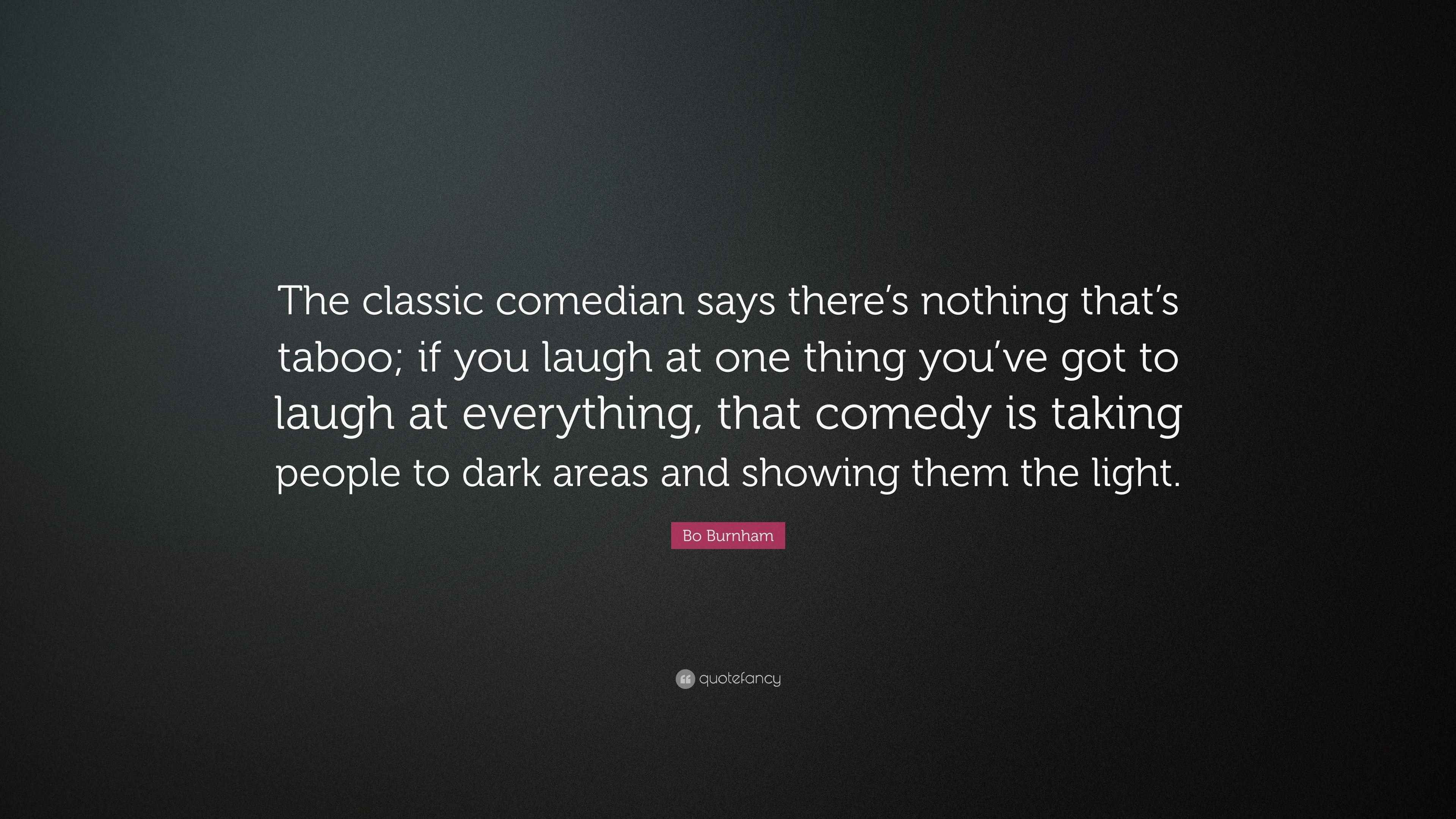 3840x2160 Bo Burnham Quote: “The classic comedian says there's nothing