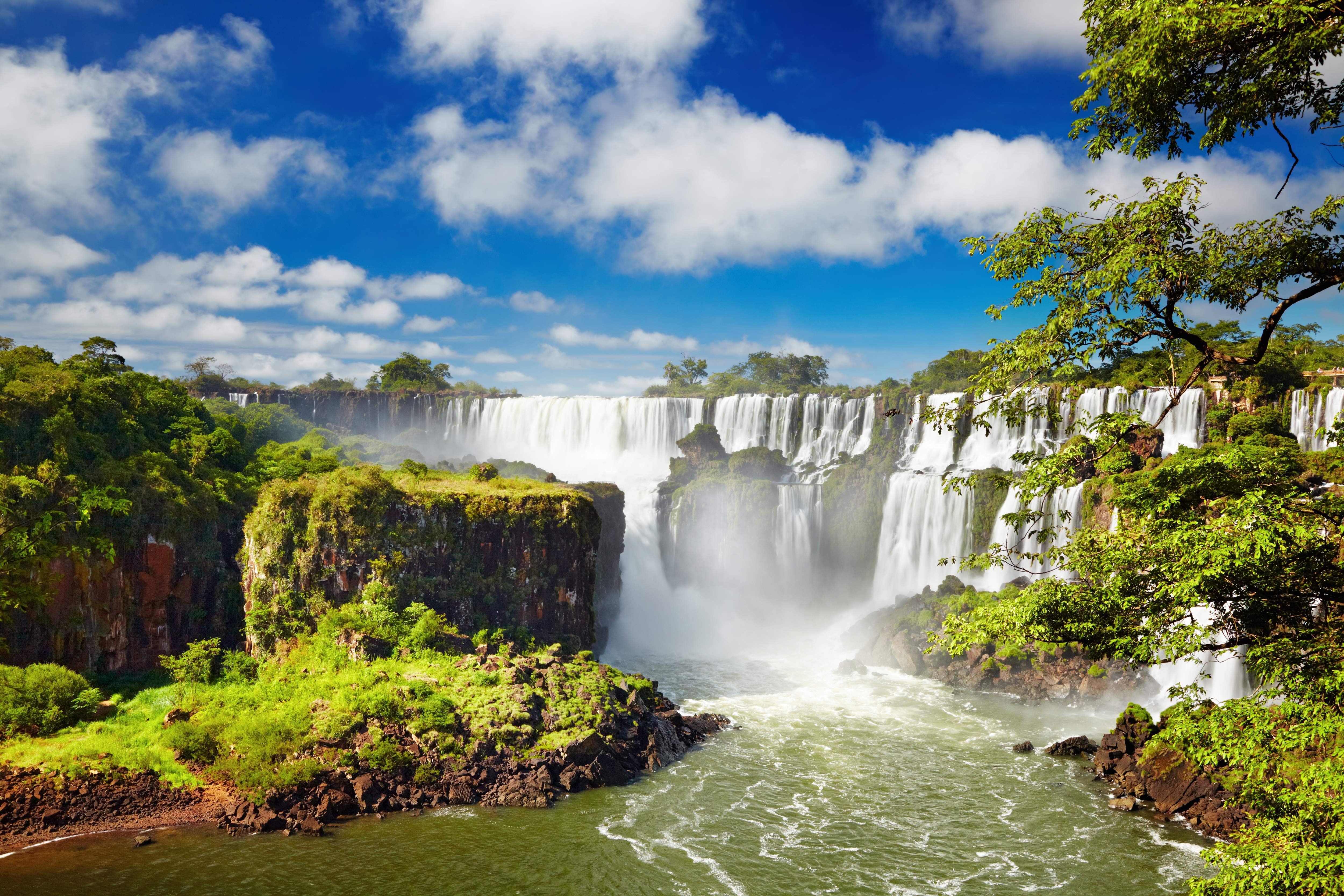 5000x3333 Hình nền Thác Iguazu, Thác nước, Sông Iguazu, Argentina