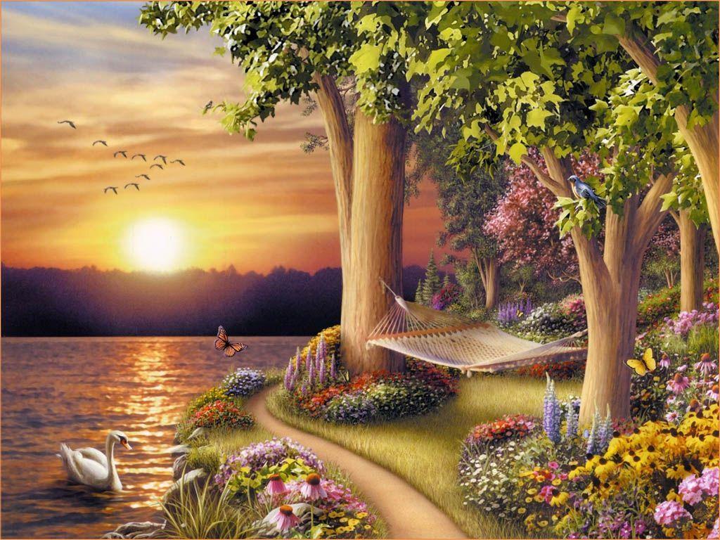 1024x768 Fantasy Nature Art Of Nature, HD Wallpaper