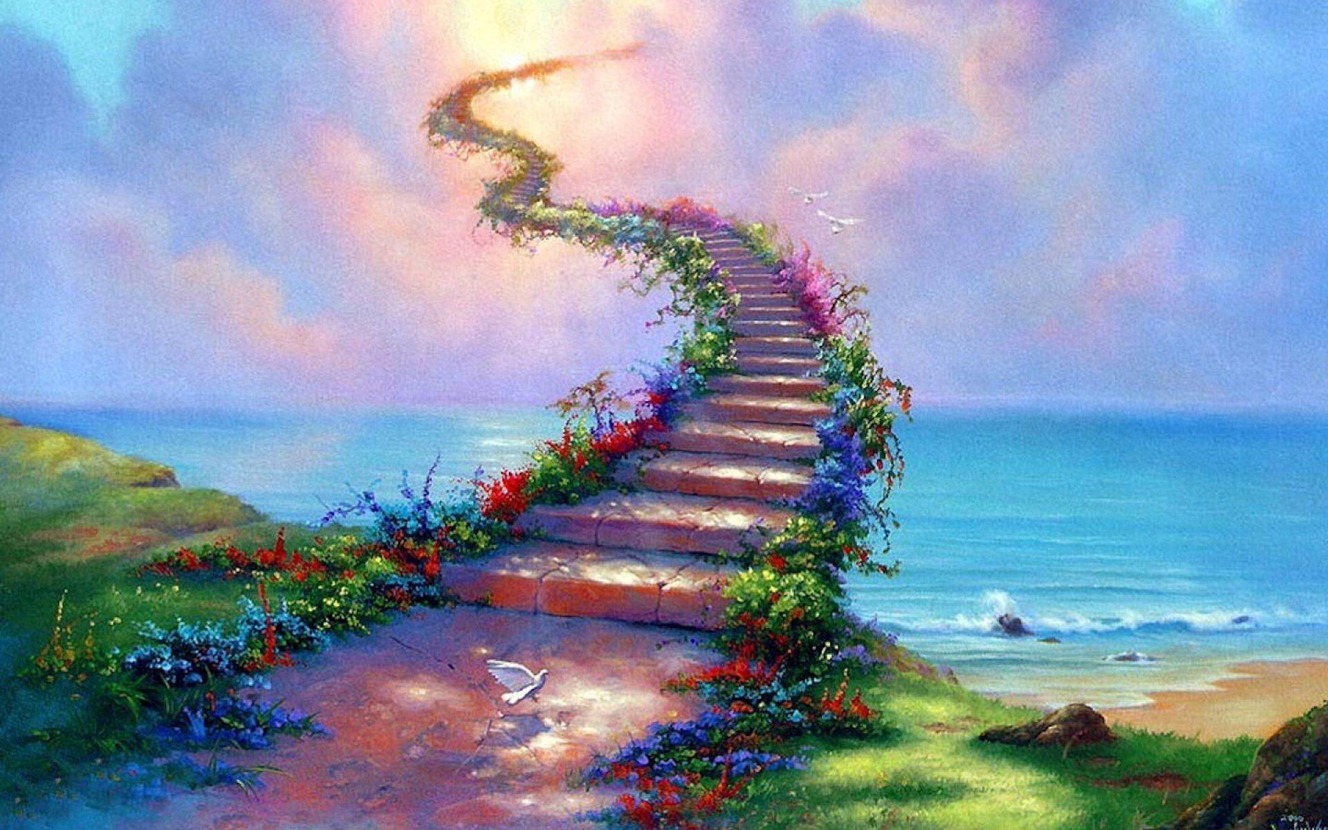1920x1200 fantasy, Landscape, Art, Artwork, Nature Wallpaper HD