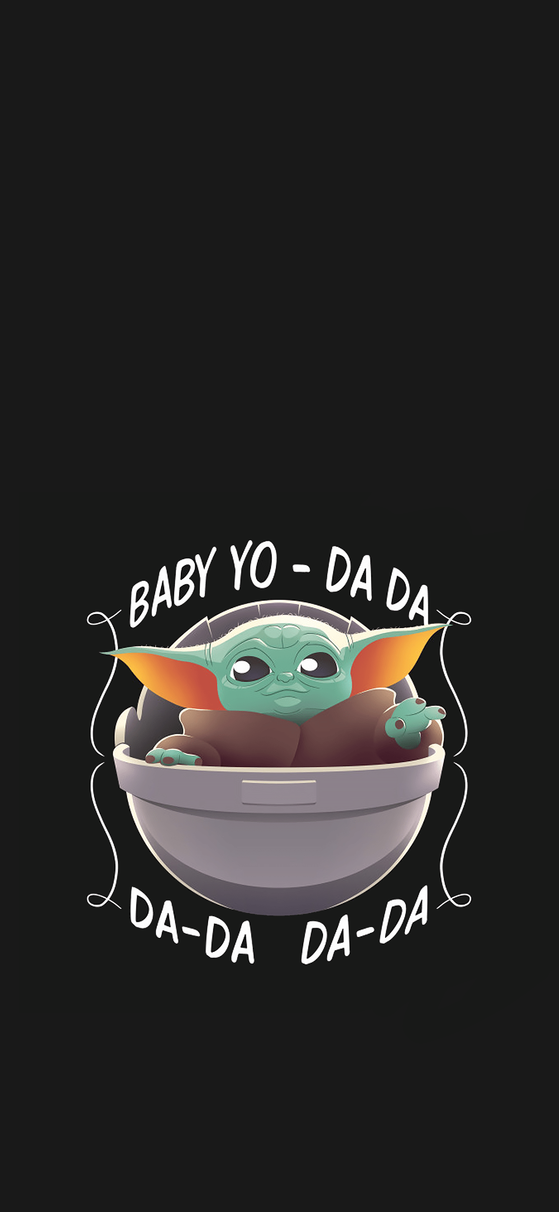 1125x2436 Đã tìm thấy Baby Yoda và làm cho nó trở nên thân thiện với thiết bị di động :).  Điện thoại thông minh